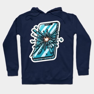 Broken Phone Hoodie